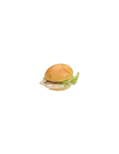 Brioche de Pollastre amb Salsa Cèsar i Enciam