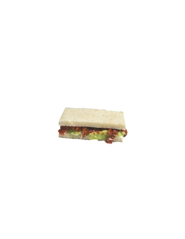 Mini English Sandwich with Avocado and Tomato