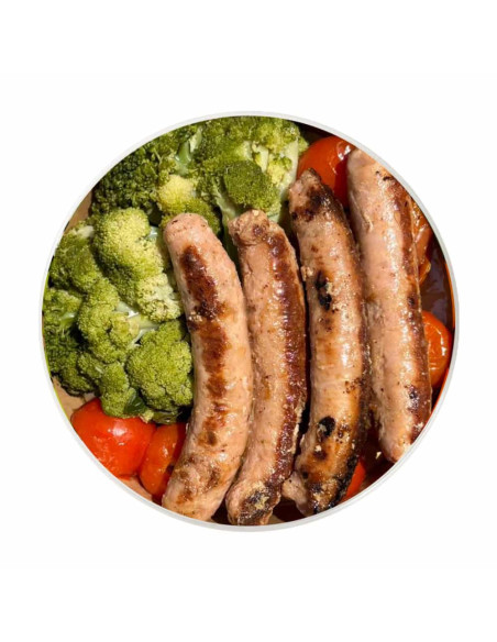 Salchicha de Pollo a la Plancha