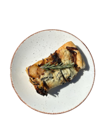 Especial! Focaccia de Gorgonzola i Ceba Caramel·litzada
