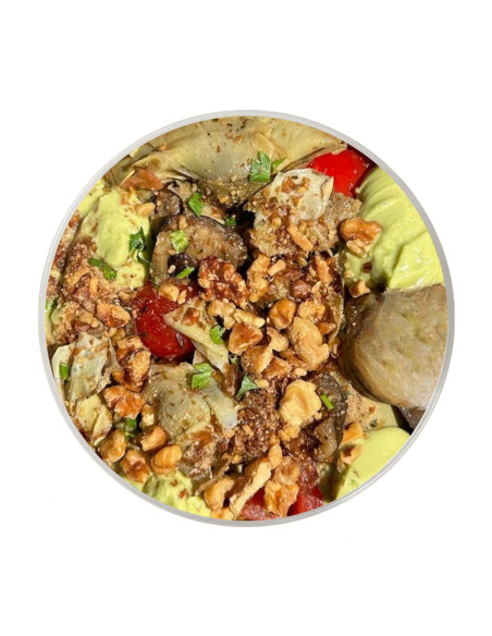 Artichokes, Eggplant & Tomato Salad