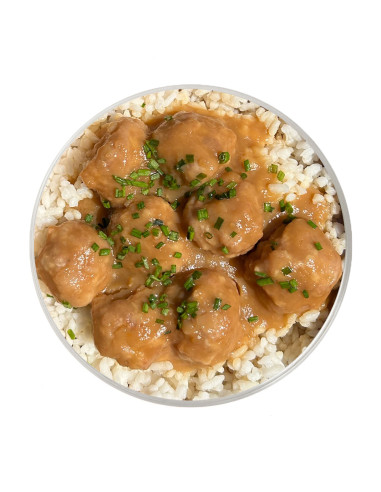 Albóndigas en salsa española