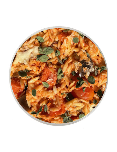 Baked Rice Pasta with Vegetables