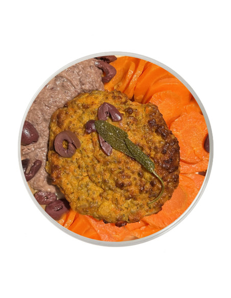 Vegan Pumpkin Burger with Sage Aroma
