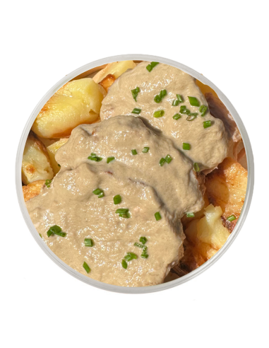 Filet de porc amb salsa de bolets