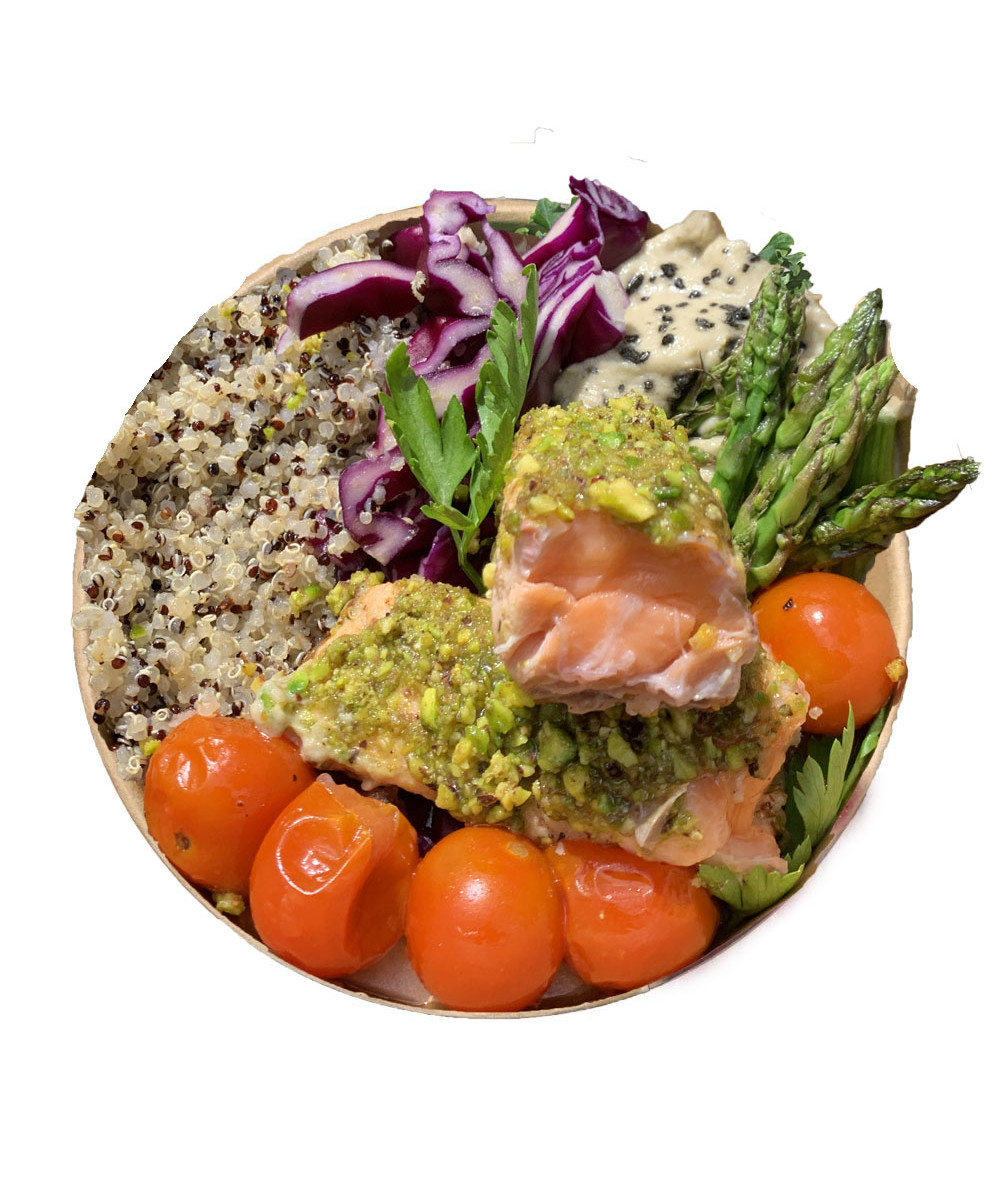 Salmon with Pistachio