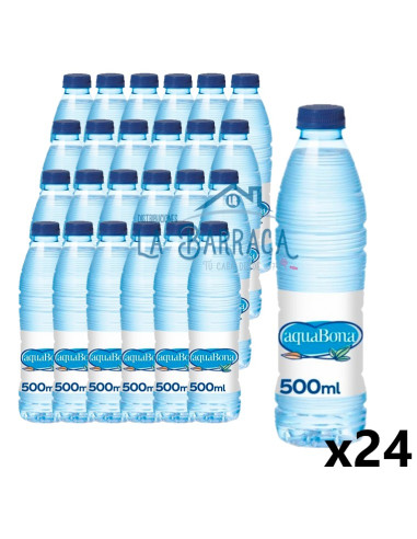 Packs de 24 botellines de agua