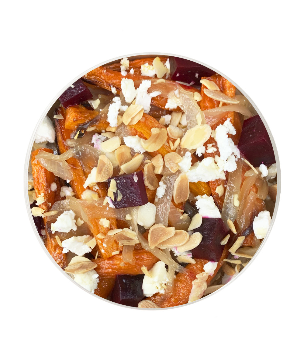 Roasted Carrot Vegan Salad