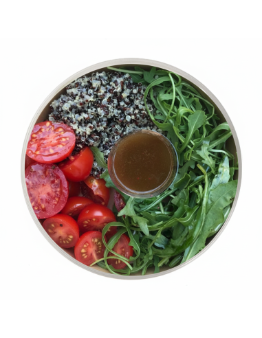 Quinoa, Arugula, and Cherry Salad