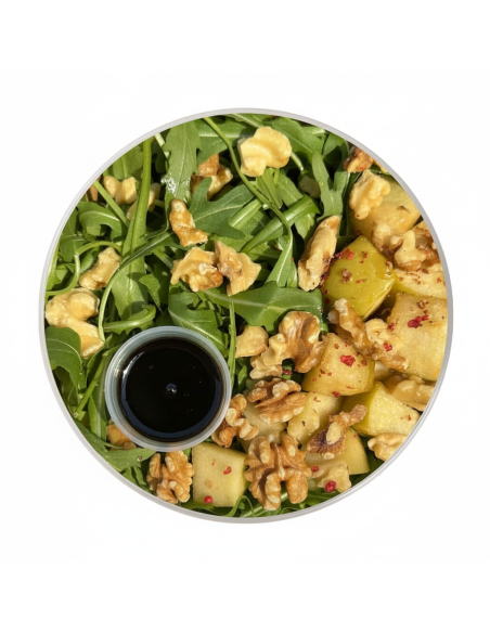 Ensalada de Manzana Caramelizada y Rucula