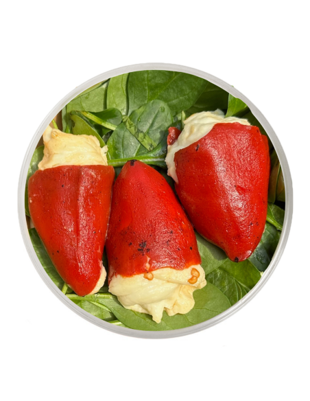 PPebrots del Piquillo Farcits de Brandada de Bacallà