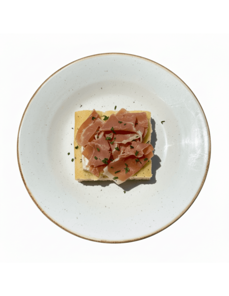 Trozo de Focaccia de Jamón Serrano y Brie