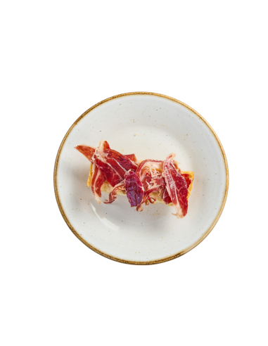 Jamón Ibérico con Pan de Cristal
