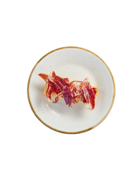 Jamón Ibérico con Pan de Cristal