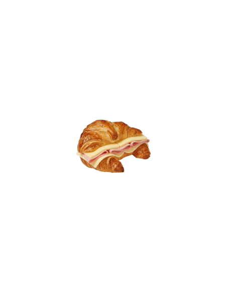 Croissant normal amb formatge i pernil