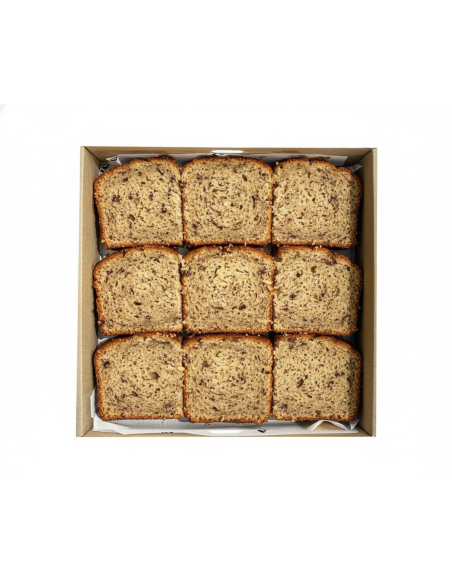Box Banana Bread (Dividido en 8 trozos)