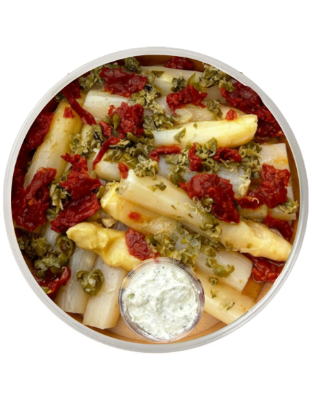 Espàrrec Blanc amb All i Julivert
