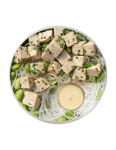 Marinated Tofu with Satay Sauce