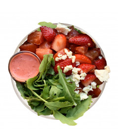 Cretan Salad de Tomate, Fresas & Queso Feta