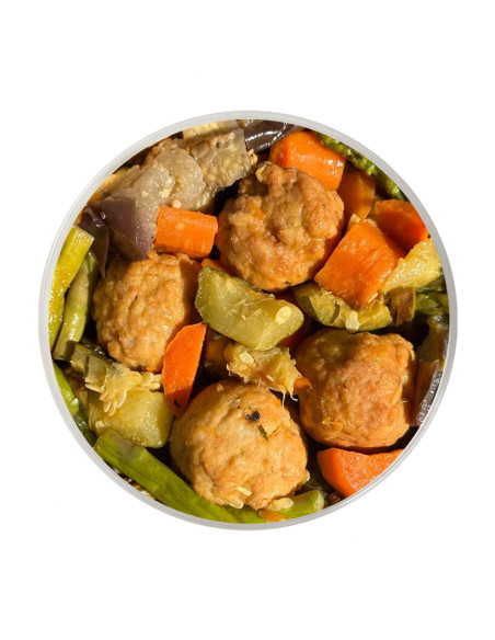 Mediterranean Style Turkey Meatballs