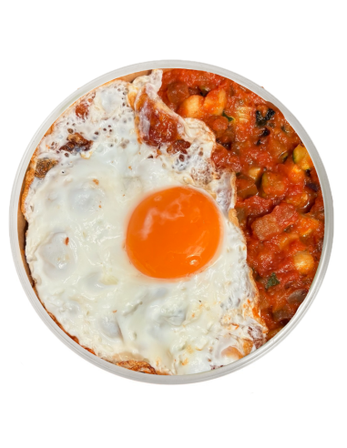 Egg on the Plate With Sofrito