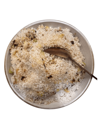 Arroz Blanco con Puerros