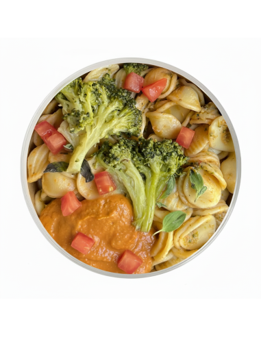 Orecchiette with Red Pesto