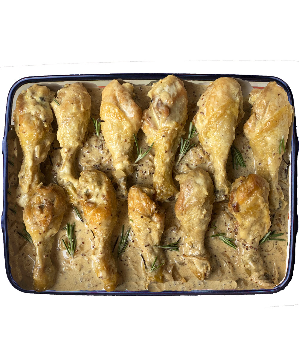 Mustard-onion chicken