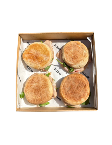 Truffled Mortadella English Muffin Box