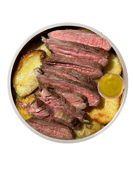 Entraña con Salsa Criolla de Eneldo