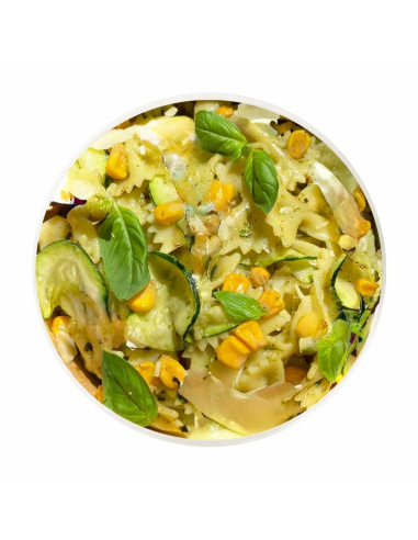 Pasta Salad, Zucchini & Sautéed Corn