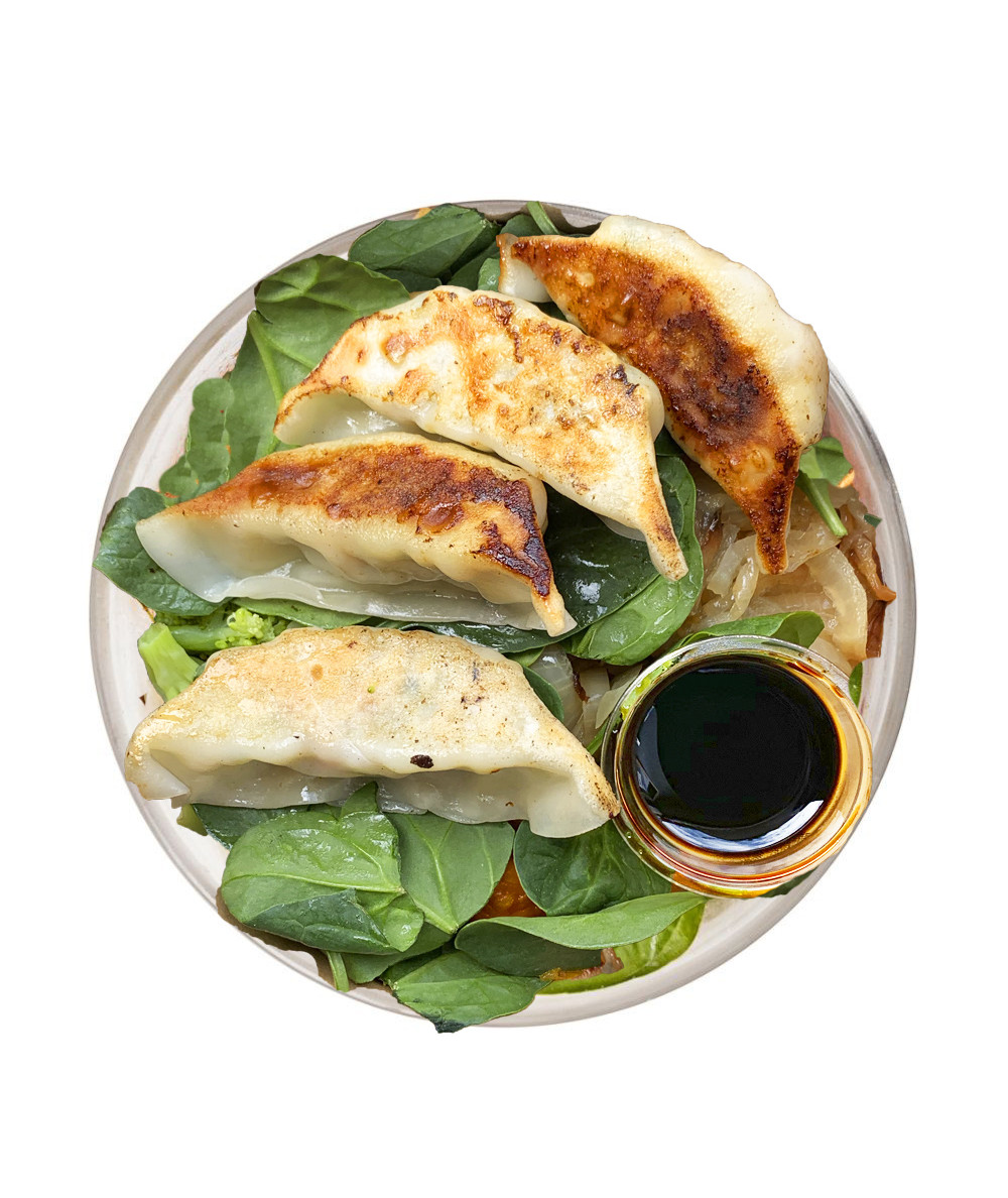 Gyozas de Llagostin i Pollastre