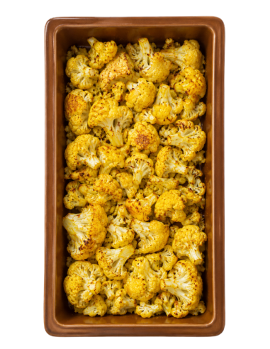 Coliflor Asado con Curcuma y Curry