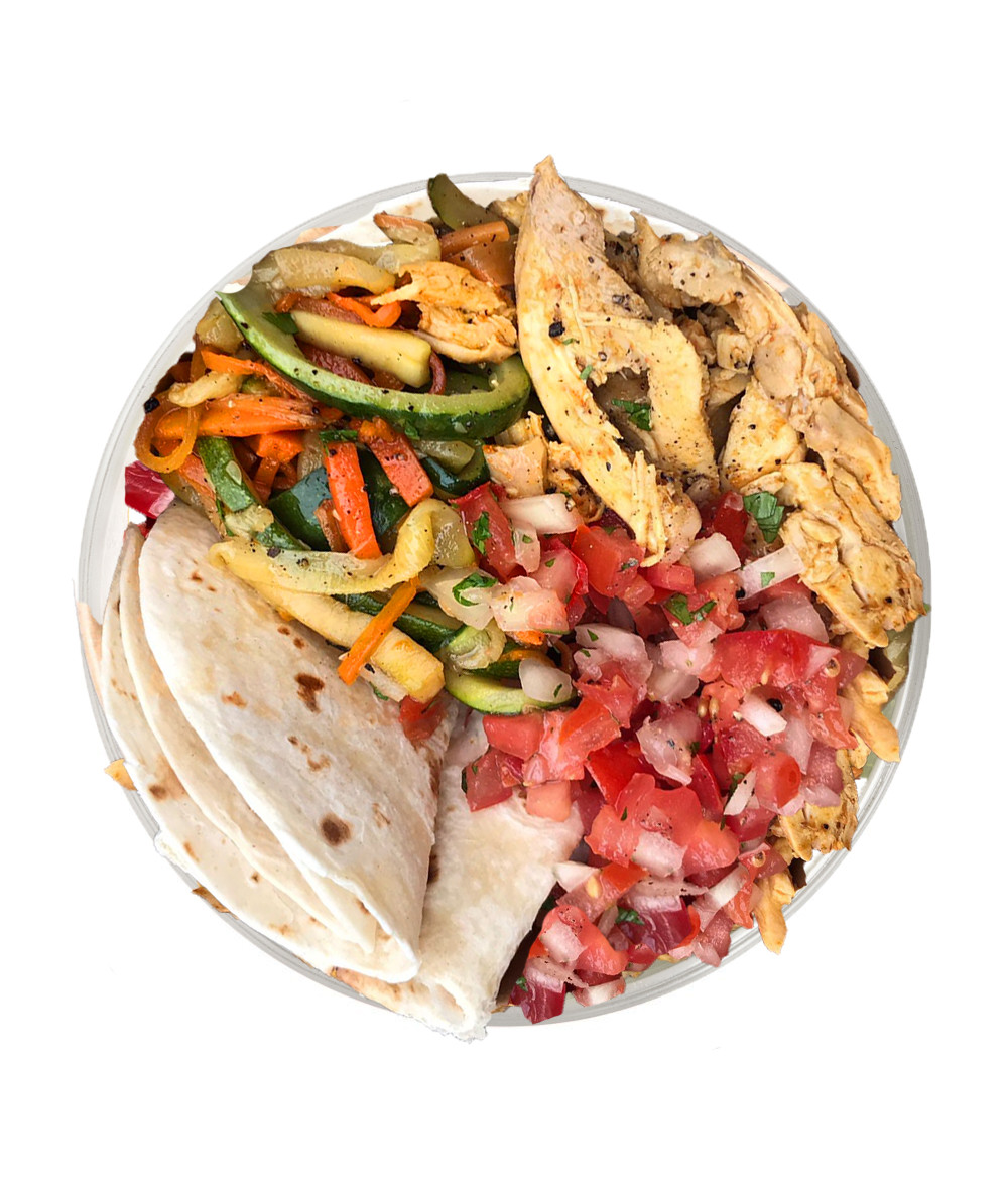 Fajitas with Chicken and Vegetables