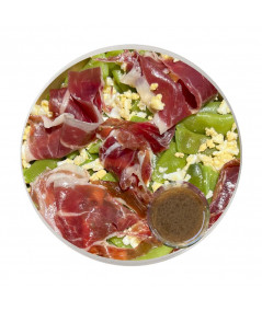 Green Beans, Egg & Serrano Ham