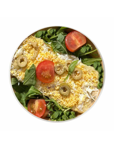 Cold Summer Cake with Tuna and Egg