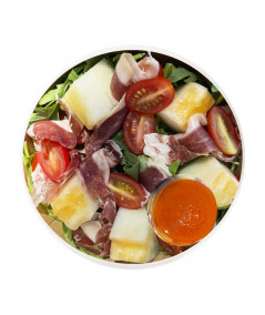 Melon Salad with Ham