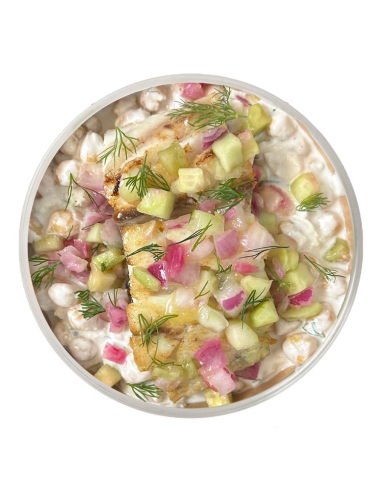 Sea Bass with Chickpeas