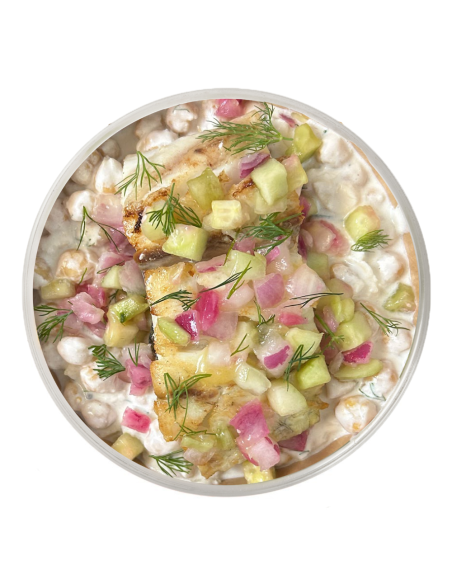 Corvina con Garbanzos