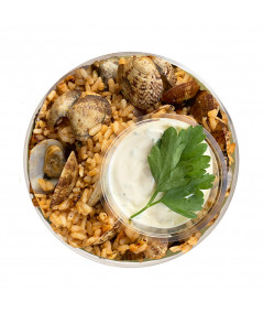 Arroz a Banda Meloso con Almejas