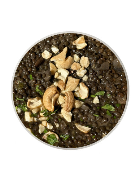 Slow cooker lentil and cashew stew