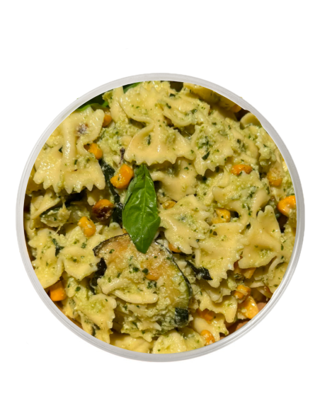Pasta Salad, Zucchini & Sautéed Corn