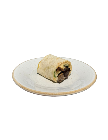 Mini Wrap de Berenjena con Hummus y...