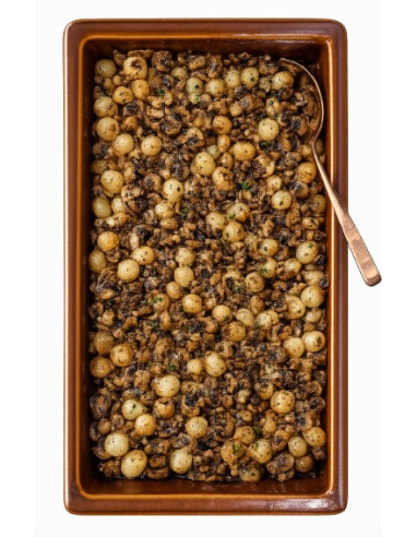Cebolla Perla y Champiñón Salteado