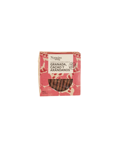 Cocoa and Pomegranate Bars