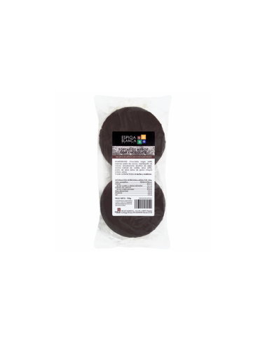 Rice Cakes with Dark Chocolate