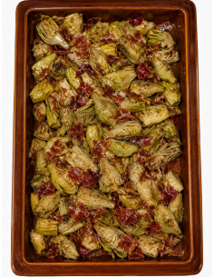 Sautéed Artichoke with Ham