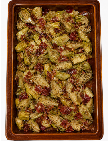 Carxofa Saltejada amb Pernil