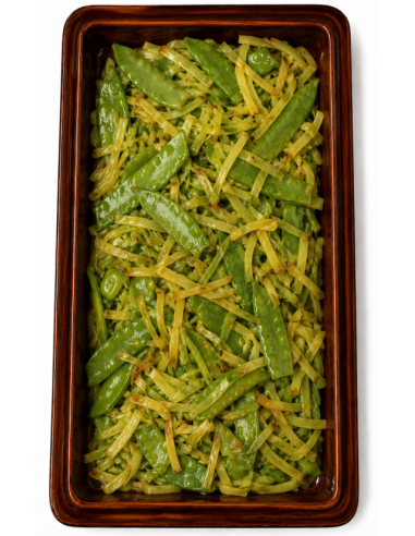 Sautéed Green Beans with Leek