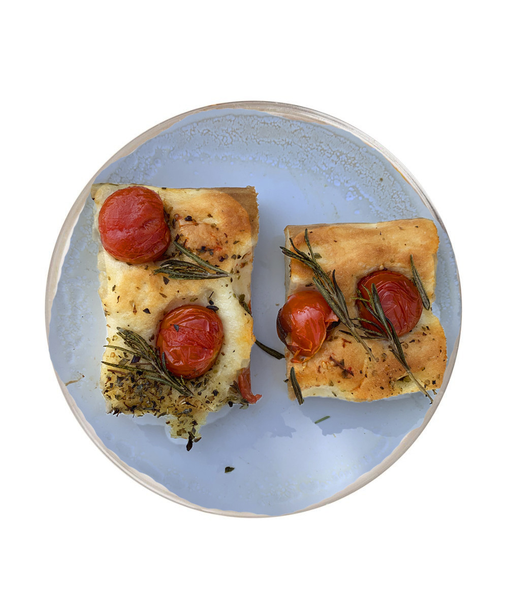 Special! Roasted Tomatoes, Olives and Rosemary Focaccia